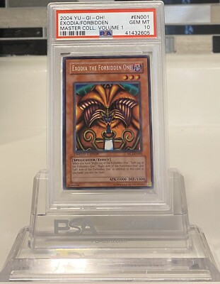 2004 PSA 10 YUGIOH MASTER COLLECTION VOL 1 SECRET RARE EXODIA HEAD 💎 WTF INVEST-image