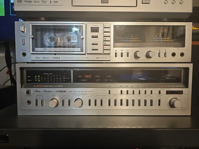 Fisher Stereo Am/fm Receiver And Fisher Deck Cassette-image