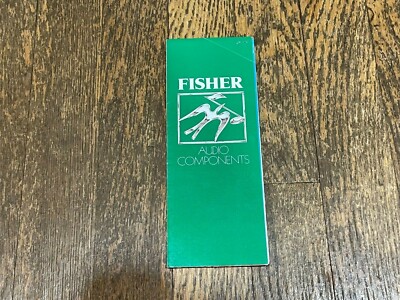 Vintage Fisher Audio Components Catalog Brochure Pamphlet Receivers Turntables-image