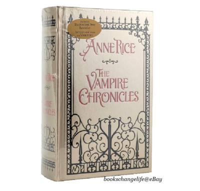 THE VAMPIRE CHRONICLES & INTERVIEW WITH THE VAMPIRE Anne Rice Bonded Leather NEW-image