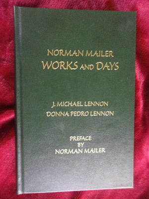 1 of 9 - NORMAN MAILER SIGNED - WORKS & DAYS - Extreme Limited, compare @ $750-image
