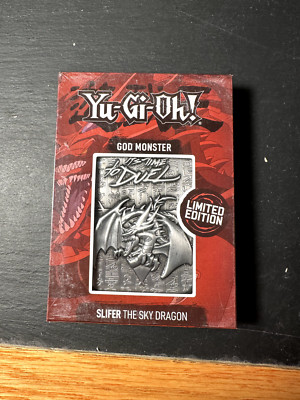 Yu-Gi-Oh! Slifer the Sky Dragon Limited Edition Embossed Metal Card - Sealed-image