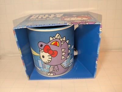 HELLO KITTY Ceramic Mug 20oz Kiaju Atomic Breath Godzilla-image