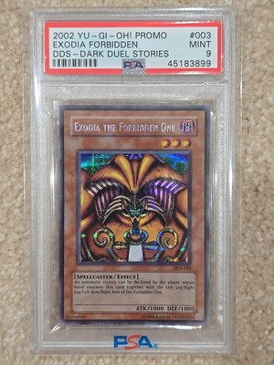 Yu-Gi-Oh! Exodia The Forbidden One Dark Duel Stories DDS-003 PSA 9 Mint Yugioh-image
