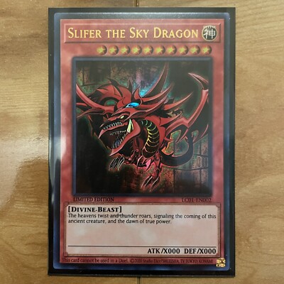 YuGiOh Slifer The Sky Dragon LC01-EN002 25th Anniversary Edition Ultra Rare-image
