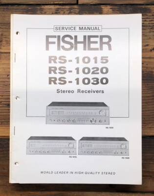 Fisher RS-1015 RS-1020 RS-1030 Receiver  Service Manual *Original*-image