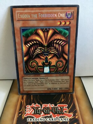 YUGIOH Exodia the Forbidden One MC1-EN001 LIMITED SECRET RARE Moderately Played-image