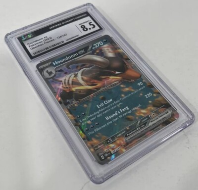 Pokemon Houndoom EX 134/197 Holo CGC Graded 8.5 Not PSA Card-image