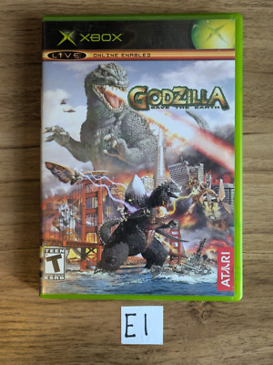 Godzilla Save the Earth Microsoft Xbox 2004 - Tested, Disc and Case-image