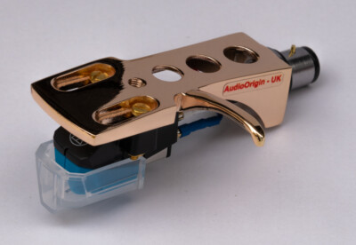 Rose Gold Headshell, cartridge, stylus for Fisher MT6010, MT6225, MT6210, MT6220-image