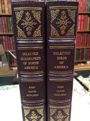Franklin Library: JOHN JAMES AUDUBON: BIRDS & QUADREPEDS: VOLAIR:  2 VOLS.-image