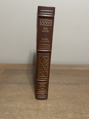 EVA LUNA by Isabel Allende FRANKLIN LIBRARY SIGNED FIRST EDITION LEATHER BOUND-image