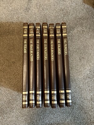 Leather Bound Time Life Books: The Old West Series - 7 Volumes-image