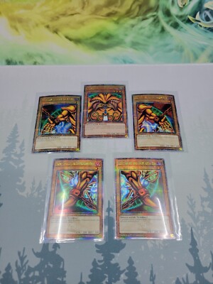 YUGIOH! Exodia the Forbidden One Complete 5 Card Set TN23 MP24 QCR NM-image