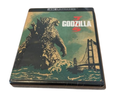 Godzilla 4K UHD Blu-ray Ken Watanabe Aaron Taylor Johnson Elizabeth Olsen Horror-image