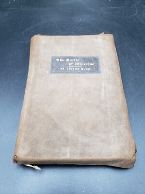 The Battle Of Waterloo By Victor Hugo 1907 Soft Leather bound Book -image