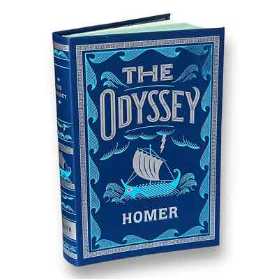 THE ODYSSEY by Homer Soft Faux Leather Bound SEALED Gift Collectible Deluxe Book-image