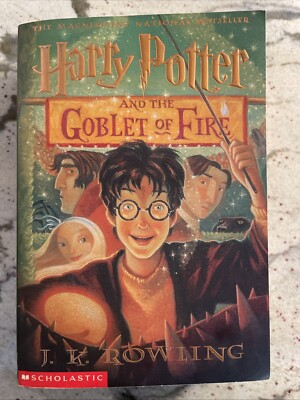 HARRY POTTER and the Goblet of Fire - by J.K. Rowling Paperback Book-image