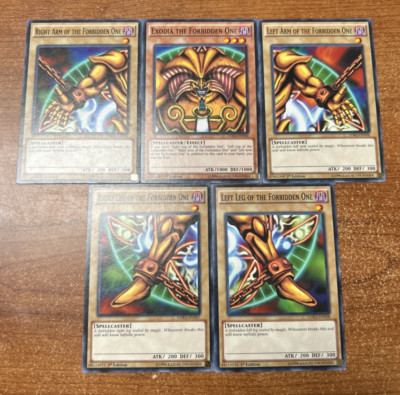 Exodia the Forbidden One (Full set, English, LDK2-ENY04) [Mint] Yugioh cards-image