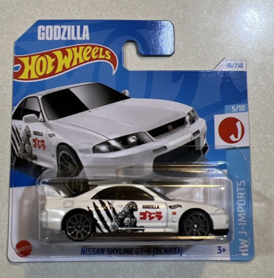 NEW 2024 Hot Wheels E case short card Nissan Skyline GT-R (RCNR33) GODZILLA-image