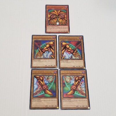 ULTRA RARE Exodia The Forbidden One (5 Card Set) YGLD 1st Edition Yugioh-image