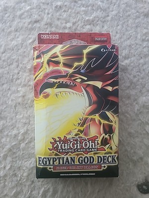 Yugioh! Egyptian God Deck Slifer the Sky Dragon Sealed Deck NEW ENGLISH-image