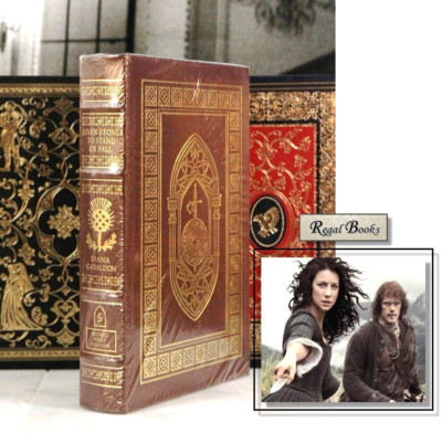 SEVEN STONES TO STAND OR FALL GABALDON Easton Press🖋SIGNED 1ST ED🖋SEALED w BOX-image