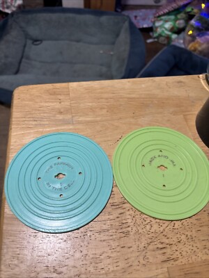 2 Replacement Records for Vintage Fisher Price Music Box Record Player-image