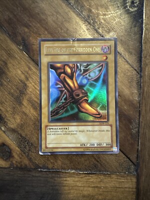 Yugioh Left leg of the Forbidden One LOB-123 Exodia Ultra Rare-image