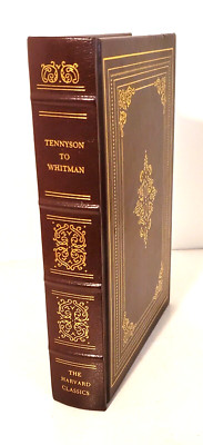 ENGLISH POETRY: TENNYSON TO WHITMAN, Leather, Book PURTY!-image