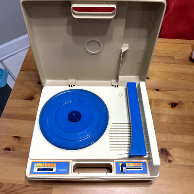 VTG 1978 Fisher Price Record Player Works-image