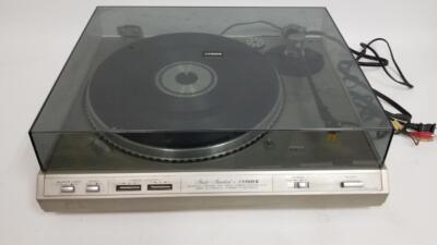 Vintage Audiophile FISHER MT-6435C Studio Standard Direct Drive Record Turntable-image