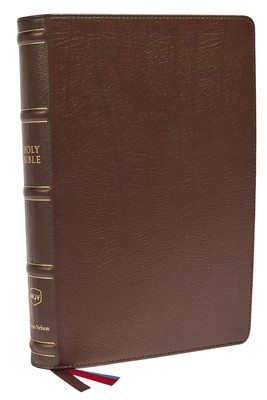 NKJV, Large Print Verse-by-Verse Reference Bible, Maclaren Series, Genuine Leat-image