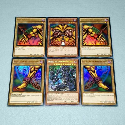 Yugioh Complete Legendary Exodia the Forbidden One All Ho **HOT** + Bonus-image