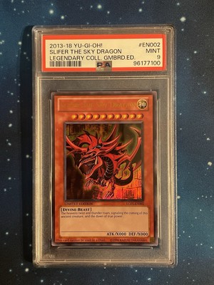 2013-18 Yu-Gi-Oh! Slifer The Sky Dragon Limited Ed. Ultra Rare LC01-EN002 PSA 9-image