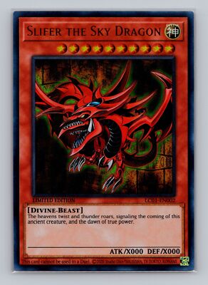 Slifer the Sky Dragon LC01-EN002 Ultra Rare Yugioh TCG Legendary Collection-image