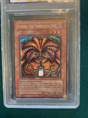 Yugioh - Exodia The Forbiden One MC1-EN001 Heavy Secret Bleed Nm Grade 10-image