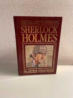 The Original Sherlock Holmes   Illustrated by Arthur C Doyle Leatherbound Castle-image