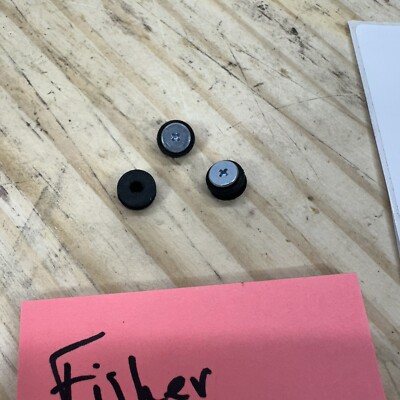 Fisher MT-862 Turntable Parts - Motor Mount Grommets Rubber Good Pliable-image