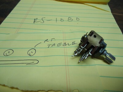 Fisher RS-1080 Stereo Receiver Parting Out Treble Potentiometer-image