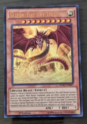 Yu-Gi-Oh! SLIFER THE SKY DRAGON MVP1-ENSV6 1ST ULTRA X1 NM-image