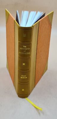 The Method Of Fluxions And Infinite Series With Its Application [Leather Bound]-image