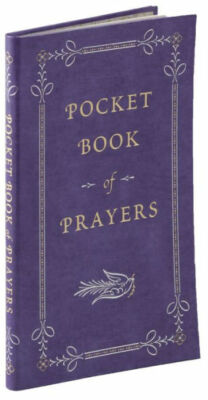 POCKET BOOK OF PRAYERS ~ LEATHER BOUND ~ POCKET SIZE BRAND NEW -image