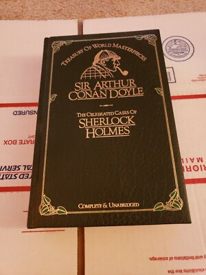 Treasury of World Masterpieces Sir Arthur Conan Doyle Sherlock Holmes Leather Ed-image