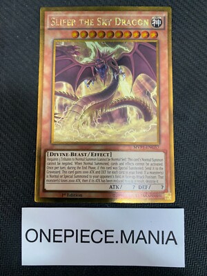 Yu-Gi-Oh! Card Slifer the Sky Dragon MVP1-ENG57 1st Gold Rare-image