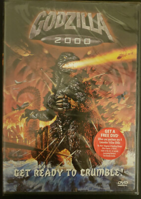 Godzilla 2000 (DVD 1999) Takao Okawara New, Factory Sealed-image