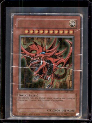 Yu-Gi-Oh Slifer The Sky Dragon GBI-001 Holo Ultra Rare -Heavy Played #11-image
