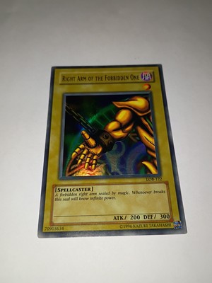 YuGiOh Right Arm of the Forbidden One - LOB-122 - Ultra Rare - Unlimited -image