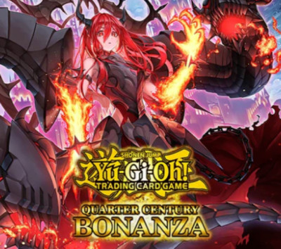 YuGiOh Quarter Century Bonanza Choose Your Cards Nostalgia Pool RA03 In Stock-image