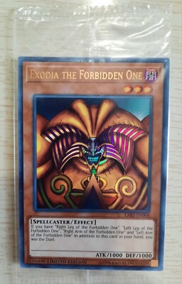 Yu-Gi-Oh! Exodia The Forbiden One Sealed LART-EN004 Lost Art Ultra Rare Promo-image